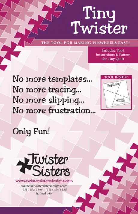 Tiny Twister Template by Twister Sisters
