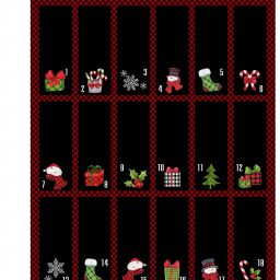Santa's Tree Farm Advent calendar