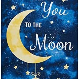 I love you to the moon and back panel