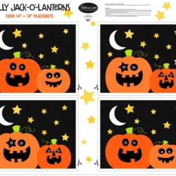 Beggars Night Buddies - Panel with Halloween Placemats
