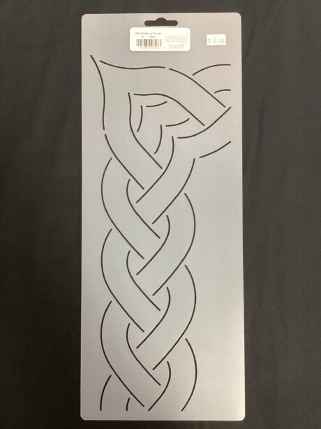 Stencil - Border with Corner QCI0348 - 4"