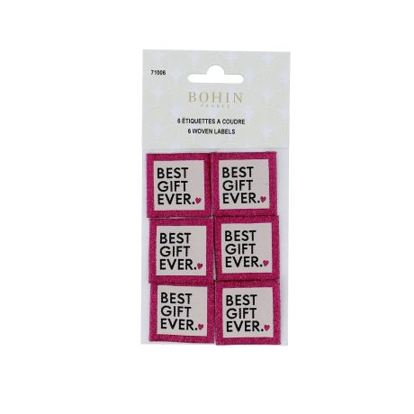 Bohin Woven Labels - Best Gift - Pack of 6