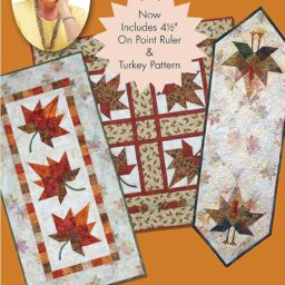 Autumn Leaves Pattern (Ruler Included) - Quilt in a Day