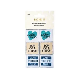 Bohin Woven Labels - Son of a Stitch - Pack of 6