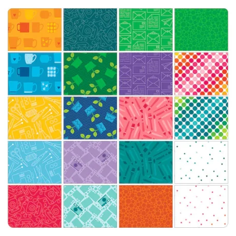 Happy Notes - Maple Cakes - 10" squares - Image 2