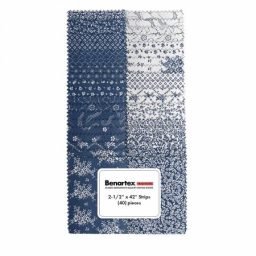 Classic Keepsakes in Blue - Maple Roll (40 2.5" strips)