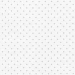 Polka Dot - Silver on White
