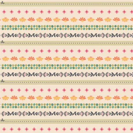 Art Gallery Fabric - Pre-printed Binding - Home Bound