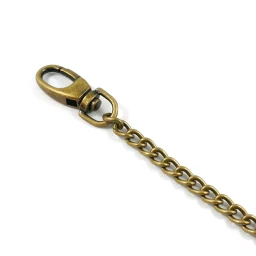 Purse Chain: Single Link - 26" (66cm) Long - Antique Brass