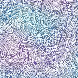 Opulence Mottled - Peacock Flourish - 108" Wide Back