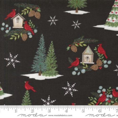 Winter Friends by Deb Strain - 30-18 - Charcoal Black