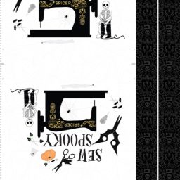 Mr. Bones Sews - Tote Bag Panel
