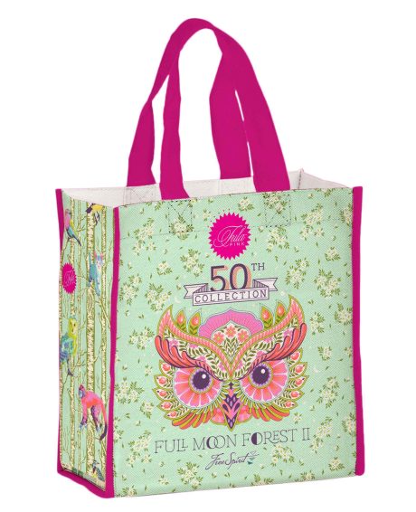 Full Moon Forest - Tula Pink - Reusable Tote Bag