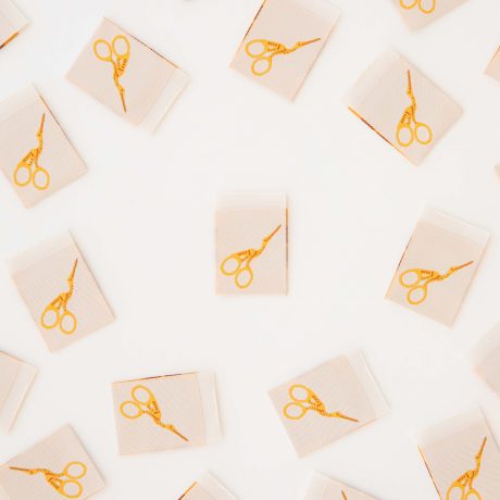Sara Hearts Labels - Stork Scissors