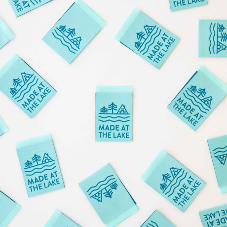 Sara Hearts Labels - Made at the Lake