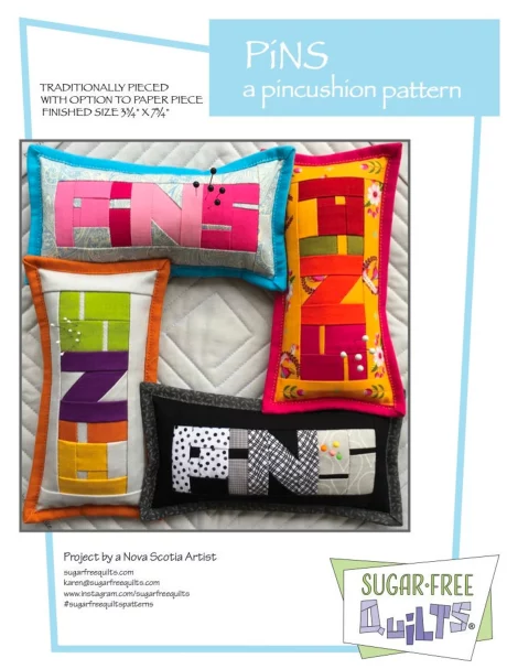 Pincushion Pattern - Sugar-Free Quilts