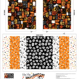 Hip Hip Halloween - Table Runner Panel