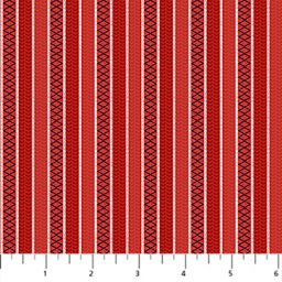 Woodland Wishes Christmas - Plain Red Stripe