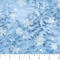 St. Nicholas Christmas - Snowy Trees