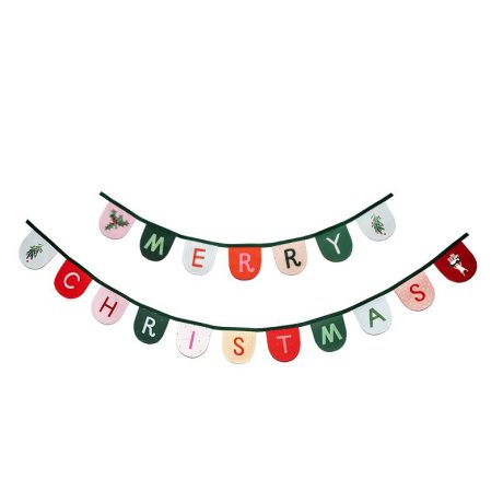 Tiny Christmas by Lizzie House - Bunting Panel - Image 2