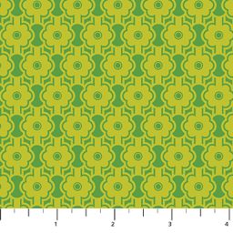 Full Bloom by Heather Bailey - Posy Geo - Chartreuse