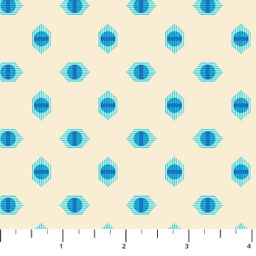 Full Bloom by Heather Bailey - Geo Dot - Blue