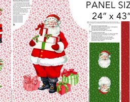 Vintage Christmas - Apron Panel