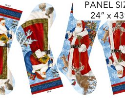 St. Nicholas Christmas - Stocking Panel