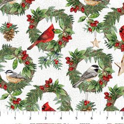 Winter Song from Northcott - Chickadees, Cardinals, and Wreaths