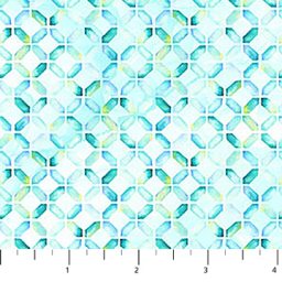Concerto by Northcott - Geo Grid - Pale Blue