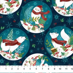 Woodland Wishes Christmas - Big Circles