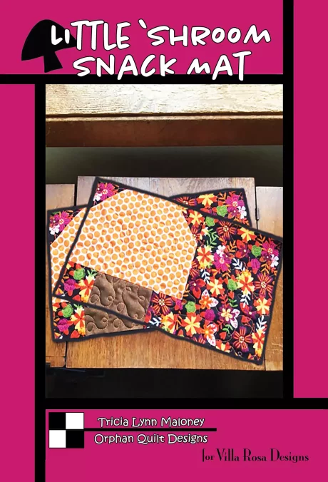 Little 'Shroom Snack Mat - Villa Rosa Designs Pattern