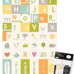Shine by Sweetwater - Packaged Canvas Panel - Letters and Animals