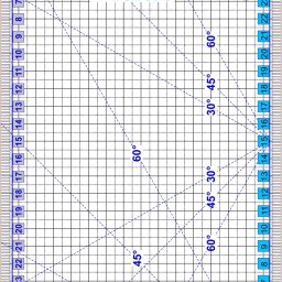 Erie Quilt Art Quilting Rulers - 16cm x 30cm