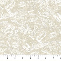 Dino Roar Prehistoric Collection - Tone on Tone Dino Bones - Cream