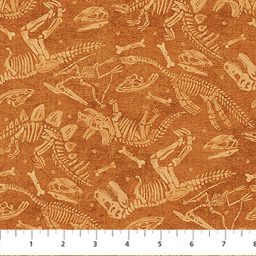 Dino Roar Prehistoric Collection - Tone on Tone Dino Bones - Orange
