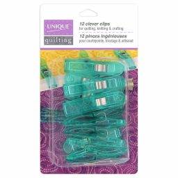 Unique Sewing Clever Clips - Large Green - 12 Pics