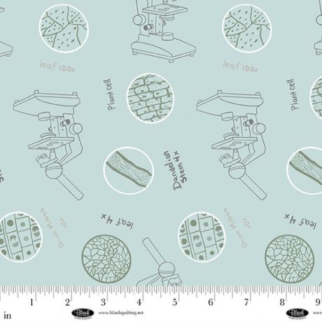 Science Lab by Hannah Langford - Microscopes - Aqua
