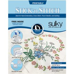 Sulky Stick 'n Stitch - 8.5" x 11" Sheets - 12 pics