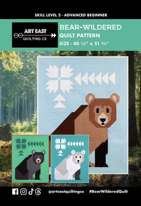 Bear Wildered - Pattern by Art East Quilting Co.