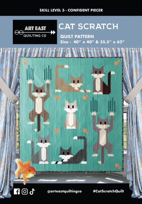Cat Scratch - Pattern by Art East Quilting Co.
