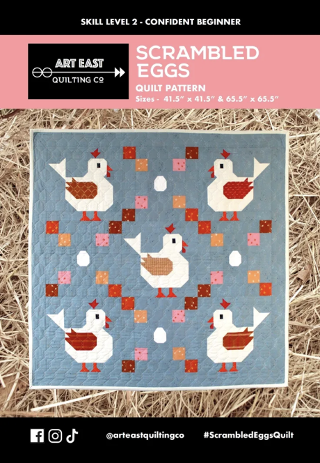 Scrambled Eggs - Pattern by Art East Quilting Co.
