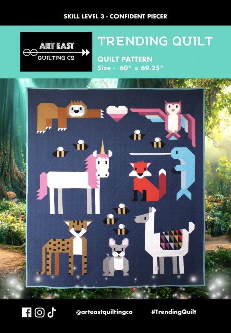 Tranding Quilt - Pattern by Art East Quilting Co.