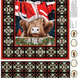 Highland Heart Christmas Cows - Advent Calendar