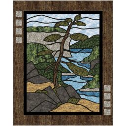 Naturescapes Basics Killarney stained glass wall hanging pattern