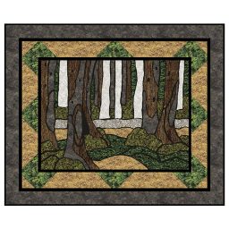 Naturescapes Basics The Hidden Path stained glass wall hanging pattern
