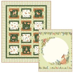 Woodland Babes - Square Afloat Pattern