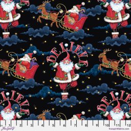 So Much Joy! Christmas Collection by Mary Engelbreit - Believe Santa on Black