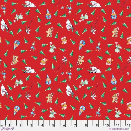 So Much Joy! Christmas Collection by Mary Engelbreit - Christmas Tree Toss on Red