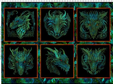Dragon's Emerald Reign - Dragon Head Panel